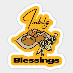 Imbolg Blessings Celtic Goddess Brigid Sticker